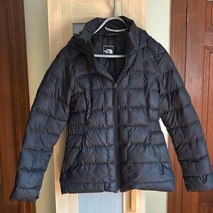 North face puffer hoodie